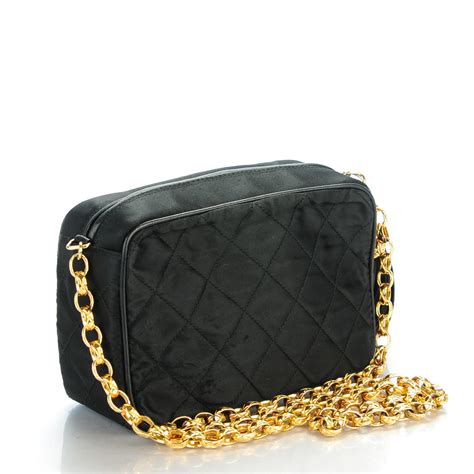 chanel black quilted camera bag|chanel quilted reissue shoulder bag.